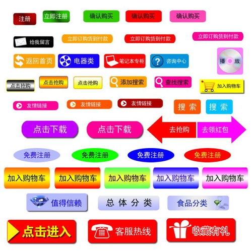 網頁產品分類導航按鈕圖標設計 提升網站用戶體驗的關鍵細節